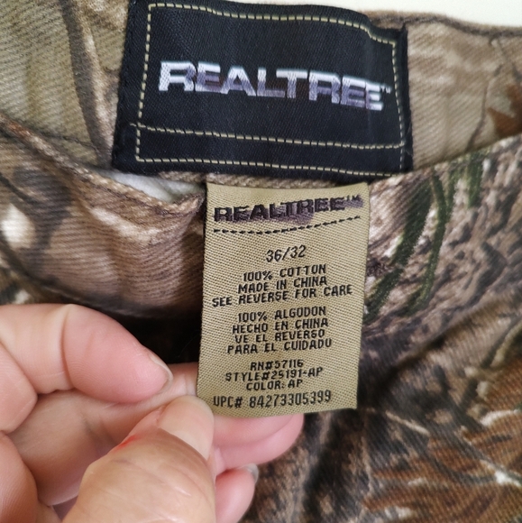 Real Tree 5 Pocket Camouflage Cargo Pants - Picture 3 of 7